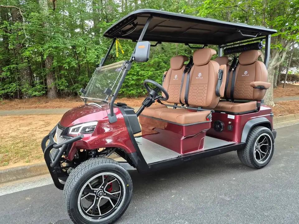 Royal EV Majesty 4 Facing Forward 72volt LSV